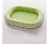 XXIUDEE Lit orthopédique lavable pour chien de taille moyenne avec bords surélevés, imperméable et antidérapant pour toutes les saisons (60 x 50 x 9 cm)