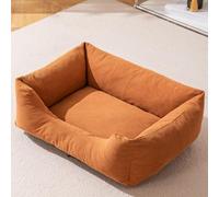 XXIUDEE Lit orthopédique lavable pour chien de taille moyenne, tapis amovible anti-anxiété pour animal de compagnie, maison pour animaux de compagnie, lits pour chats de petite, moyenne et grande