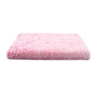 XXIUDEE Lit orthopédique rectangulaire amovible et lavable pour chien et chat de petite, moyenne et grande taille (40 x 30 x 5 cm, rose)