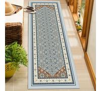 XXIUDEE Tapis de sol lavable, avec fond antidérapant pour décoration d'intérieur, ne perd pas ses poils (150 x 50 cm, style 2)