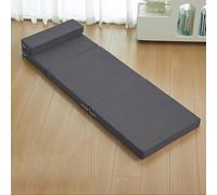 XXIUDEE Tatami pliable - Matelas de sol, canapé, chaise, pour salon, chambre à coucher, soirée pyjama, matelas pliable avec housse amovible, adapté pour dormir, méditation, yoga (200 x 70 x 5 cm, gris