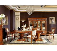 XXL 270 x 130cm Table de salle à manger de luxe Mega classe Tables avec 6 chaises baroque rococo