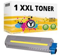 XXL cartouche toner Jaune Compatible Avec pour OKI MC853DN MC853DNCT MC873DNC