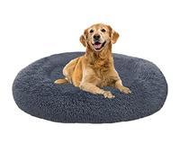 XXL Coussin Chien Anti Stress,Lit Donut pour Chien/Animal Domestique, Lit Moelleux Rond pour Chien XXXL Moyen Taille,Puppy Love Panier Chien Orthopedique,XL Tapis Chien Grande Taille(120cm)