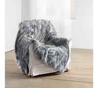 XXL Couverture douillette aspect fourrure 180x220 Couvre-lit fourrure synthétique Couverture imitation fourrure