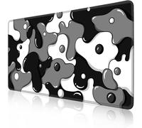 XXL Cow Mouse Pad for Video Gaming,Black,White,80 x 40.6 cm Thick,XXL (Cow Dots)