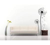 XXL deux Pissenlit sticker mural Stickers muraux Home Decor élégant moderne fleurs salon chambre décoration