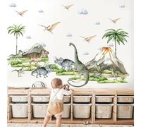 XXL Dinosaure Stickers Muraux - Grand Autocollant Décoratif pour Garçons, Dino Wall Decal