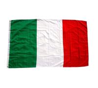 XXL Drapeau Italie 2,5 x 1,5 M avec Œillets Drapeau Bannière 250x150 CM