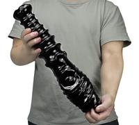 XXL énorme plug anal, 41,5 cm cheval gode anal plug anal avec super ventouse masturbateur anus gode stimulateur de point G dilatateur anal sex toy adapté aux hommes(Schwarz)