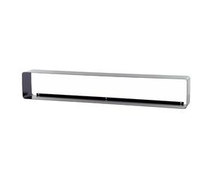 XXL ÉTAGÈRE Murale pour DVD/BLURAY Cube | Noir, 120 cm, métal | Style rétro
