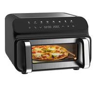 XXL Friteuse à Air 10L - Iceagle - Air Fryer avec Double Résistance - Fenêtre Visible - 8 Programmes - 2000W - 50-230 ℃, Recettes