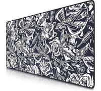 XXL Gaming Mouse Pad,900 x 400 mm,Mouse Pad Mat,Extra Large Fabric Desk Pad,Non-Slip Base,High Precision and Speed,for Razer Logitech Mouse Keyboards.[A62]