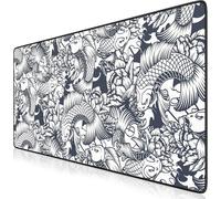 XXL Gaming Mouse Pad 900 x 400 mm,Mouse Pad Mat,Extra Large Fabric Gaming Desk Pad,Non-Slip Base,High Precision and Speed for Razer Logitech Keyboards