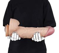 XXL Gode Réaliste Godes Géants Gode Anal Plug Anal en Silicone Plug Anal avec Ventouse Forte Pénis Extra Large Real Dong Masturbation Sex Toy pour Femme