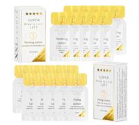 XXL Lashes Lotions rehausseurs et permanente de cils, stratification cils et sourcils, 10x lotions de permanente et 10x fixatrices, en sachets stériles jetables, sans perte de durée de conservation