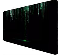 XXL Matrix Fantasy Gaming Mouse Pad,90 x 40 cm,Fantasy Matrix Black with Non-Slip Base,Grippy and Smooth,Suitable for All Mice,Keyboards,and Laptops (MATRIX