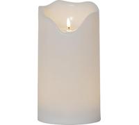 XXL Outdoor LED Kerze GRAND 30cm, 3D Flamme, Timer