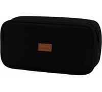 Xxl Pencil Case With Zipper For Teens Boys Girls, Black, 22/10/6 Cm (B/T/H), Modern