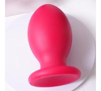 XXL Plug Anal Geant en Silicone Liquide avec Ventouse Jouet Couple B-Rouge | Large Plug Anale, Stimulation prostatique, BDSM, Pour hommes et femmes, design ovale allongé, Butt Plug, Jouet Sexualité