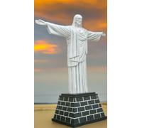 XXL Statue du Christ Rio Brésil 400cm de haut Figurine de décoration/publicitaire - GFK - surdimensionné XXL - pour l'extérieur