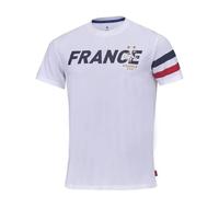 Xxl - T-Shirt - Fff - Collection Officielle - Blanc - Manches Courtes - Respirant Multicolore