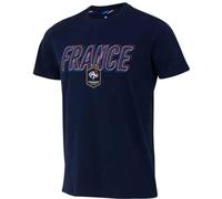 Xxl - T-Shirt - Fff - Collection Officielle - Coton Jersey 160 Gr - Manches Courtes - Mixte Multicolore