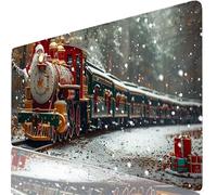 XXL Tapis de Souris 100x50 cm Gaming Former Sous Main Bureau Large, Mouse Pad avec Base Antidérapante Stable, Noël Tapis Souris, Accessoires Bureau pour Travail à Domicile, Clavier et Souris PC H0-252