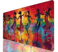 XXL Tapis de Souris 70x40 cm Gaming Femme Sous Main Bureau Large, Mouse Pad avec Base Antidérapante Stable, Danse Tapis Souris, Accessoires Bureau pour Travail à Domicile, Clavier et Souris PC H0-1179