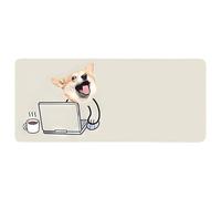 XXL Tapis de Souris Gamer Animal Et Image Personnalisable Format Geant Revetement Tissu Fluide Dessous en Caoutchouc Naturel Qualite Superieure Accessoires PC Laptop