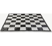 XXL Tapis d'échecs de jardin, 140X140cm outdoor Jeu d'échecs avec sac