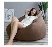 XXLI Grand pouf poire pour adultes, lavable en machine, doublure intérieure durable, idéal pour s'asseoir pour jouer, lire et se détendre (sans remplissage), léger