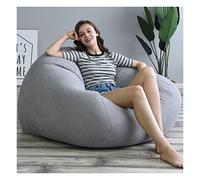 XXLI Pouf géant pour adultes, lavable en machine, doublure intérieure durable, idéal pour s'asseoir pour jouer, lire et se détendre (sans remplissage), léger