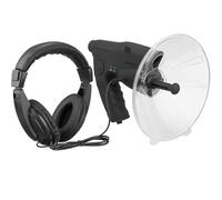 XXLNBJKA Microphone parabolique monoculaire, amplificateur de Son, Appareil d'écoute bionique auriculaire, Appareil d'écoute Longue portée jusqu'à 300 Pieds, grossissement 8X for télescope d'écoute