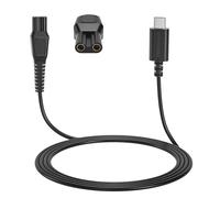 XXSZHY Câble de charge pour rasoir Philips Norelco 15 V Type-C (peut être connecté au chargeur de téléphone) pour Phillips Norelco HQ8505, 3000/5000/7000/9000, S5465/5466, MG5950/7750