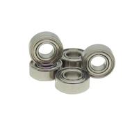 XXUCZVRYO Lot de 10 roulements à Billes en céramique Hybrides ABEC7 SMR105ZZ 5 x 10 x 4 mm, MR105 SMR105 ZZ L1050ZZ, 5 x 10 x 4 mm, for Outils électriques(SMR105C-ZZ 5x10x4mm)