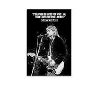 XXueMei Kurt Cobain 2Singer - Affiches de couverture d'album - Peintures décoratives sur toile - Affiches murales et impressions d'art modernes pour la décoration d'intérieur et de chambre à coucher -