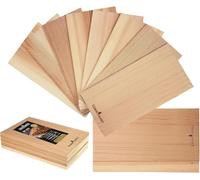 XXXXLL Lot de 8 planches de cèdre pour griller du saumon, du cèdre rouge de l'Ouest de l'Alaska, de la viande, du poisson et des légumes