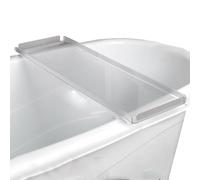 XXYLC Plateau De Baignoire, Support De Baignoire Rangement Tablette Étagère De Baignoire, Clair, pour Ipad, Téléphone Portable, Verre, Bougie(Size:100CM,Color:Stripes)