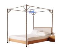 XXYLC Support De Moustiquaire pour Lit à Baldaquin, Rideau De Lit Et Support De Moustiquaire Poteau De Lit à Quatre Coins, pour Chambre(Size:180 * 200cm,Color:26mm)