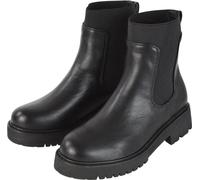 XY London - Bottines pour femme "Karev", Sabot, A la cheville XY441 (42 EU) (Noir)