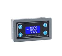 XY-WJ01 Delay Relay Module Timer Delay Relay Module DC 6-30V 12V 24V 0.01s-9999min 50mA Digital Timer Delay Period Switch Module AC 220V Power On-Off Controller LCD Display Switch Button