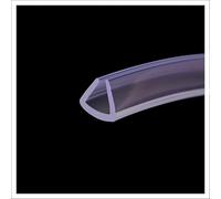 XYAGYUND Garniture de Bord en Caoutchouc for Canal en U, Protection de Bord Transparente de 3,28 Pieds, Facile à Couper for Les Portes de Voiture, 10mm x 6mm (Taille : 10mm x(8mm x 7mm)