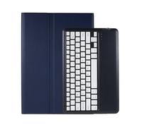 XYAL Comprimés Etuis, Clavier rétroéclairé Amovible avec Touches Blanches, étui de Protection en Cuir Compatible avec Samsung Galaxy Tab S8 Ultra 14,6 Pouces X900/X906(Dark Blue+Keyboard)