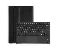 XYAL Comprimés Etuis, Coque arrière en Cuir PU et TPU for Clavier Amovible et léger, Compatible avec Lenovo Tab M10 HD 2e génération TB-X306F/X306X 10,1 Pouces 2020(Black -Touchpad Keyboard)