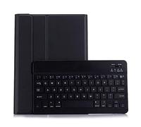 XYAL Comprimés Etuis, Étui en Cuir PU avec Clavier Amovible, Housse à Rabat for Tablette Compatible avec Samsung Galaxy Tab S7 Plus 12,4 Pouces T970/T975(Black Black Keyboard)