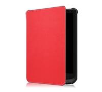 XYAL Comprimés Etuis, Étui en Cuir PU Fin et léger, Compatible avec Pocketbook Basic Lux2/3 617/606 6 Pouces(Rouge)