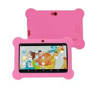 Xyamzhnn avec étui en Silicone, Double caméra, FM, OTG, Bluetooth, WiFi, Android 4.4 Allwinner A33 Quad Core, 1 Go + 8 Go, 7,0 Pouces, Q88 Enfants Education Tablet PC (Color : Pink)