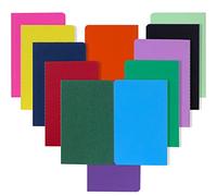 XYark Lot de 12 cahiers de poche colorés en papier ligné ligné pour voyageurs, enfants, étudiants et bureau, pour écrire des sujets 3,5 × 5,5 pouces Règle universitaire.