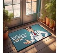 XYBH Décoration d'intérieur pour homme « I'M Not A Proctologist, But I Know One When I See One ». Paillasson décoratif pour salle de jeux, accessoires de chambre à coucher (40 x 60 cm)